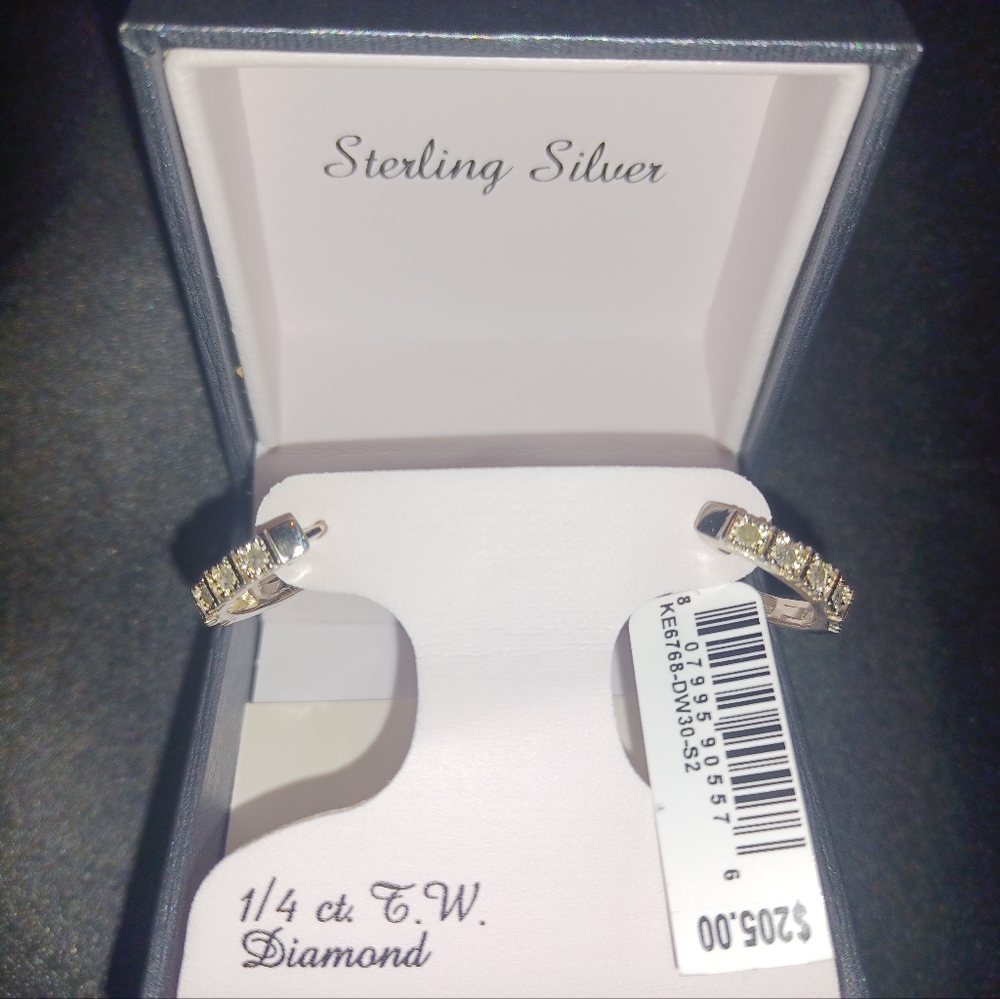 Beautiful diamond earrings